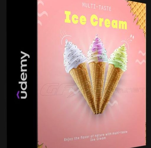 UDEMY – CINEMA 4D MASTERCLASS CREATING ICE CREAM PRODUCT