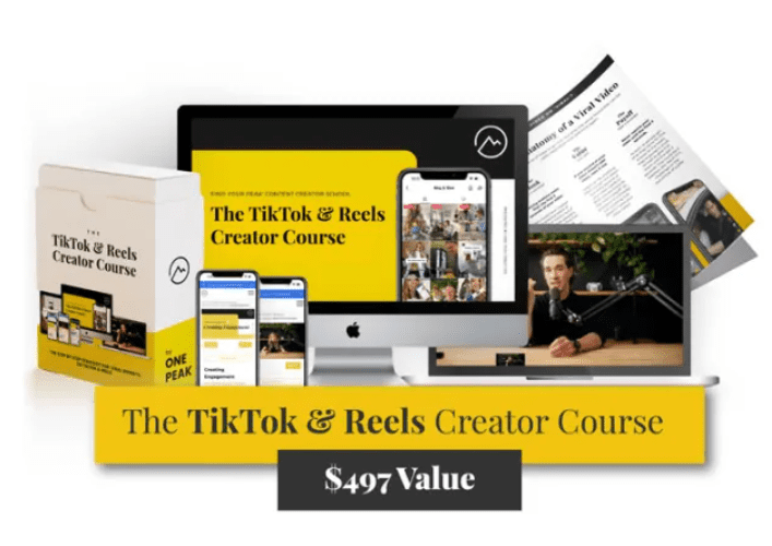 One Peak Creative Agency – The Tiktok and Reels Creator Course