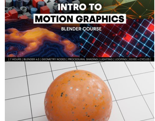 Blender Market – Intro To Motion Graphics (Blender Course)