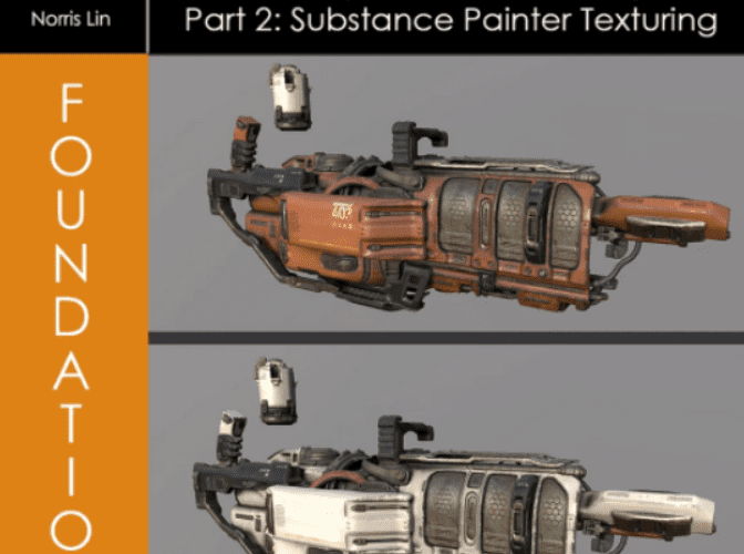 Foundation Patreon – 3D Concept Production Pipeline Part 2: Substance Painter Texturing with Norris Lin