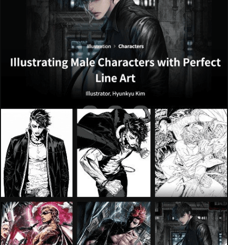 Coloso- Illustrating Male Characters with Perfect Lineart with Hyunkyu Kim