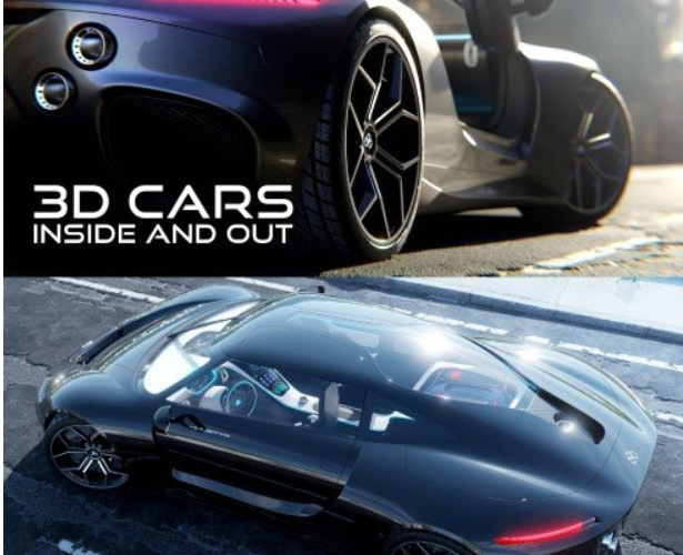 Blender – 3D Cars – Inside and Out – Update May 2024