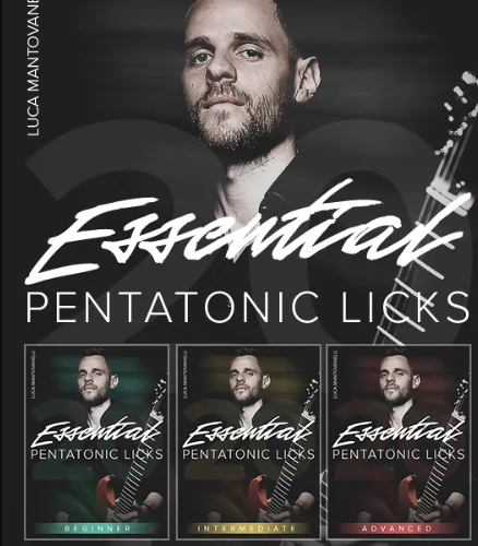 JTC Guitar Luca Mantovanelli 20 Essential Pentatonic Licks