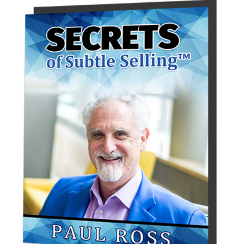 Paul Ross – Secrets Of Subtle Sales Mastery Deluxe