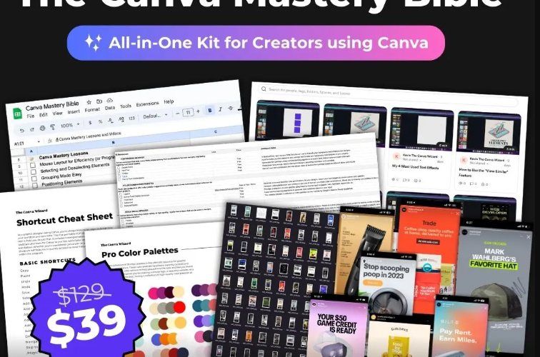 The Canva Wizard – Canva Mastery Bible – Your Blueprint to Amazing Canva designs