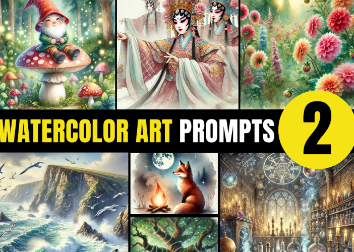 DMelandri – WaterColor Art Prompts V2