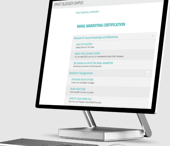 The Smart Blogger – Email Marketing Certification Program