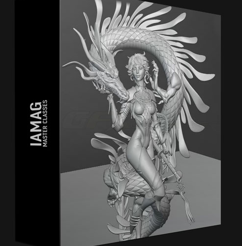IAMAG – Mastering Character Creation in Blender – Modeling a Dragon