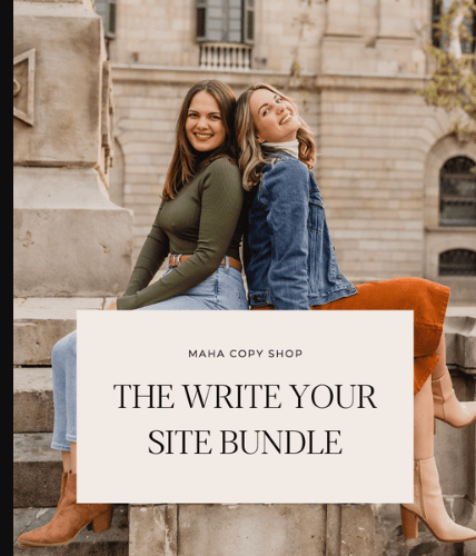Madison & Haley – The Write Your Site Bundle