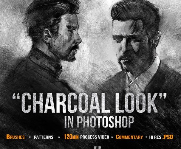 Charcoal Look In Photoshop By Greg Rutkowski