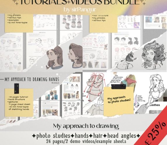Nina Vakueva – My approach to drawing BUNDLE