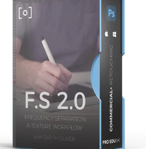 Pro EDU – Frequency Separation Photoshop Action & Retouching Course