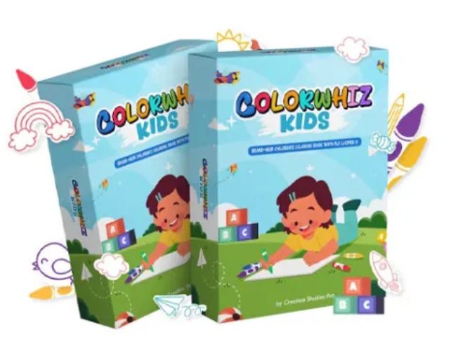 ColorWhiz Kids – Seize Coloring Book Market with Our Exclusive PLR Children’s Coloring Books